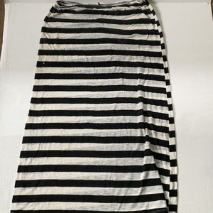 Never worn. Poliana plus striped skirt ankle length size L